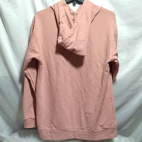 NWOT PINK Victoria's Secret Hoodie😍 Sz.S Oversized to A M/L (X-50 CRATE) - Picture 5 of 8